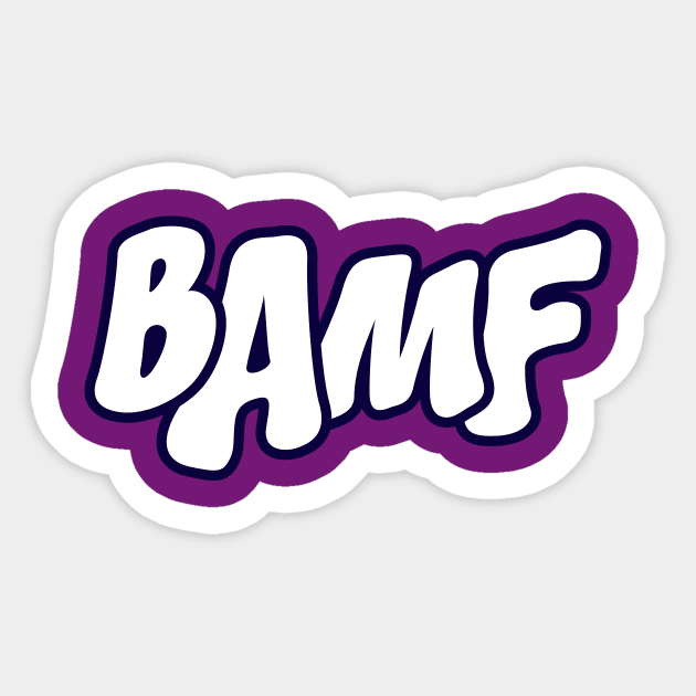 Comic Sounds - BAMF Sticker by Artboy